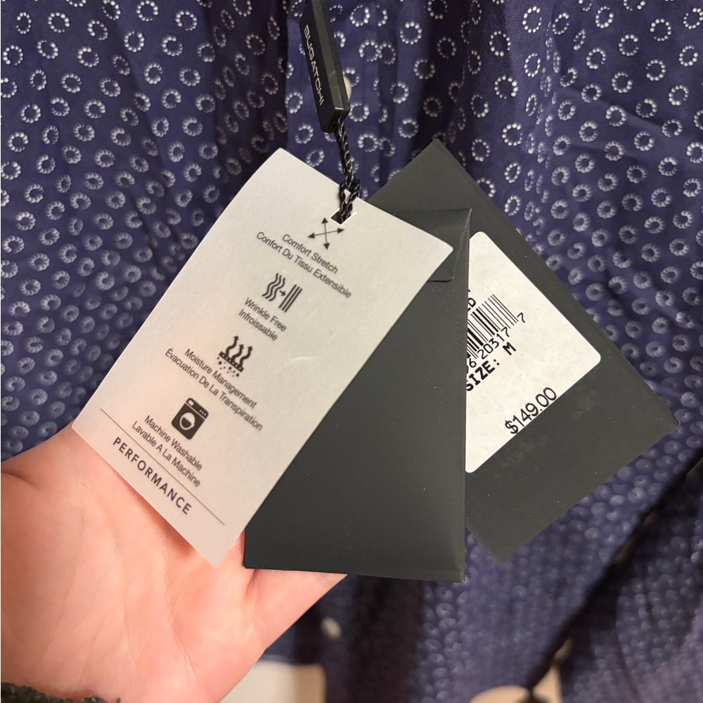 Bugatchi Men's Patterned Shirt NWT - image 2